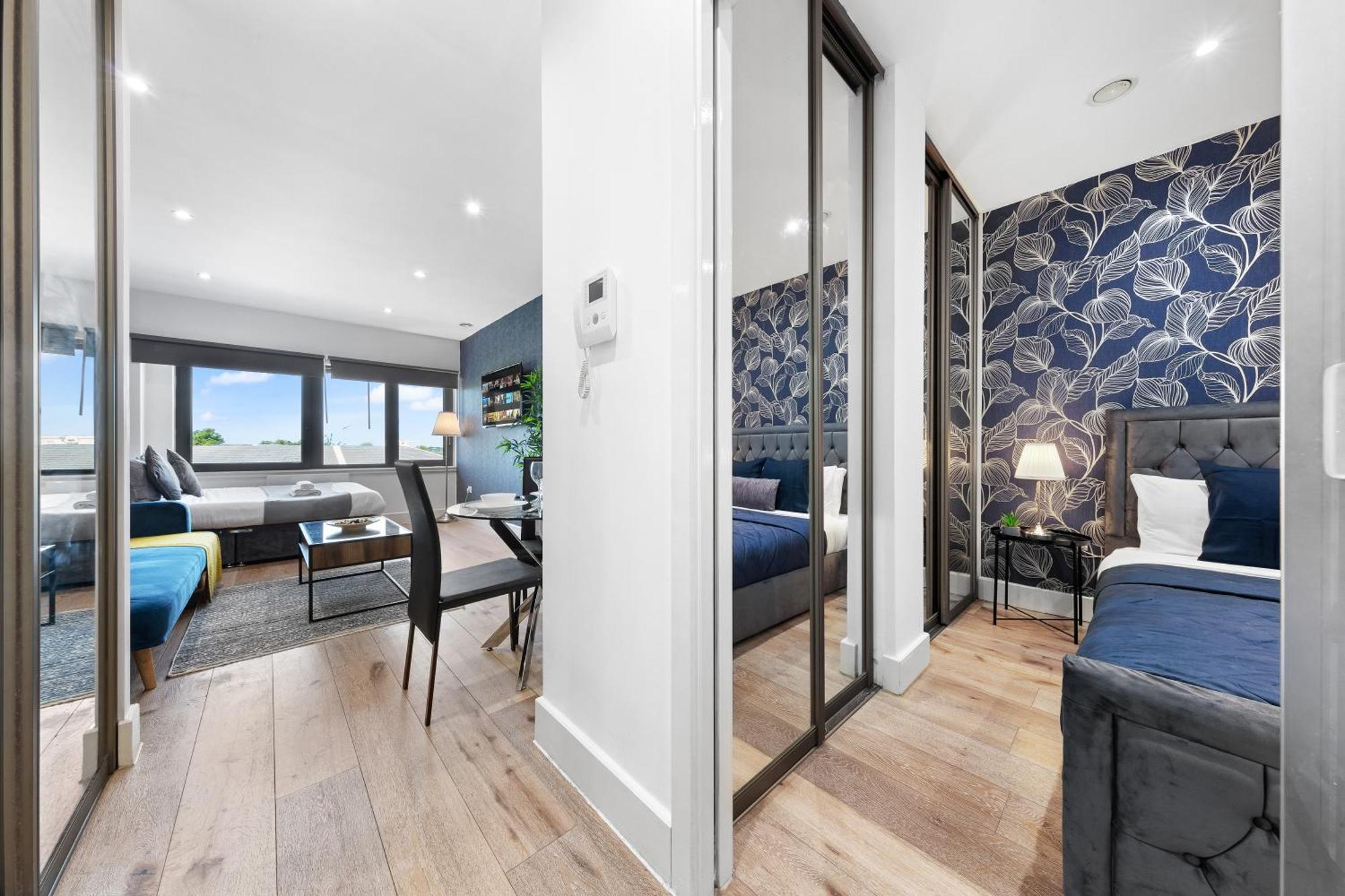 Modern One Bedroom Flat - Sleeps 5 -Near Heathrow - London Ub3 Eksteriør bilde